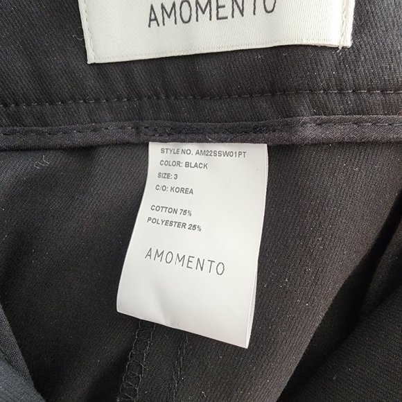 Amomento black snap garconne trousers - Picture 6 of 13